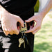 Seat Belt Buckle Key Holder With Black Button Key Holders Buckle-Down   