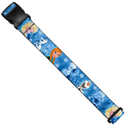 Luggage Strap - Frozen Character Poses Blues Luggage Straps Disney   
