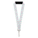 Lanyard - 1.0" - Easter Bunnies Smiling Sky Blue Lanyards Buckle-Down   