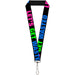 Buckle-Down Lanyard - LET'S GET WASTED Black/Pink/Green/Blue Lanyards Buckle-Down   