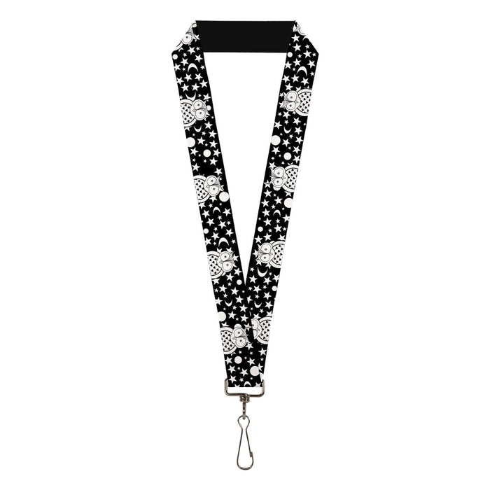 Lanyard - 1.0" - Owls Black/White2 Lanyards Buckle-Down   