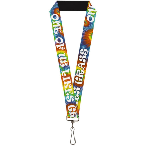 Buckle-Down Lanyard - ONE OF US LIKES GRASS/Tie Dye Multi Color/White Lanyards Buckle-Down   
