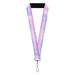 Lanyard - 1.0" - WANDERLUST/Compass Pastels Purple/Pink/Blue/White Lanyards Buckle-Down   