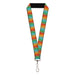 Lanyard - 1.0" - Scribble Zarape Fade Brown/Multi Color Lanyards Buckle-Down   