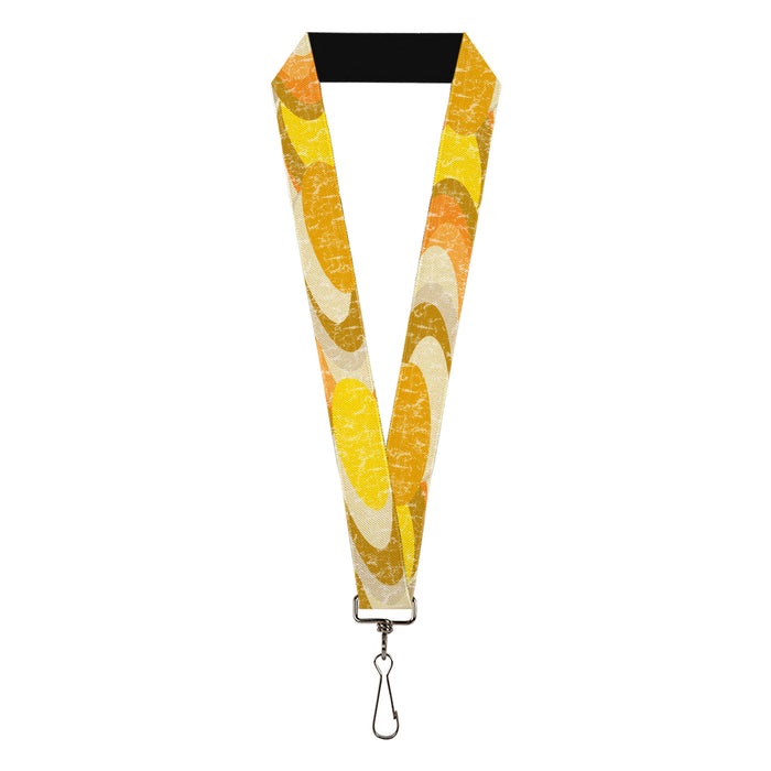 Lanyard - 1.0" - Spots Stacked Weathered Yellows/Browns Lanyards Buckle-Down   