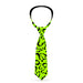 Necktie Standard - Riddler "?" Scattered Lime Green Black Neckties DC Comics   