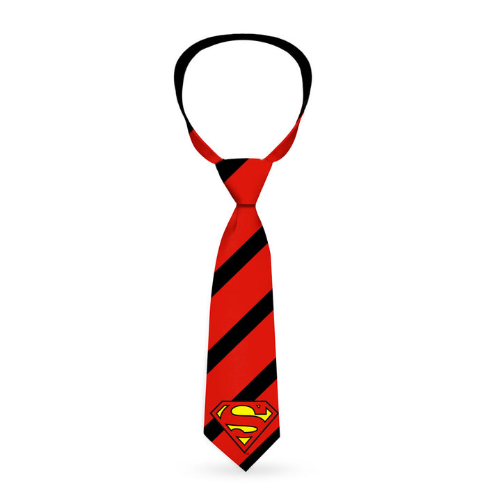 Necktie Standard - Clark Kent Stripe Red Black Neckties DC Comics   