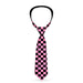 Buckle-Down Necktie - Checker Black/Pink Neckties Buckle-Down   