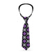 Necktie Standard - Argyle Black/Gray/Purple Neckties Buckle-Down   