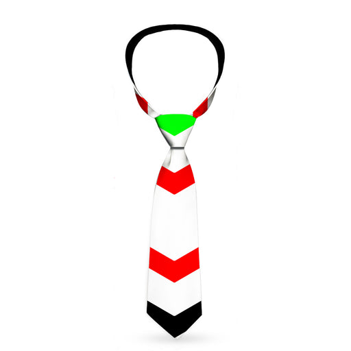 Buckle-Down Necktie - Arrows White/Multi Color Neckties Buckle-Down   