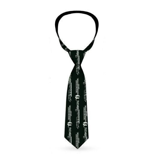 Buckle-Down Necktie - Americana One Hundred Dollar Bill Elements Black/Gray Neckties Buckle-Down   