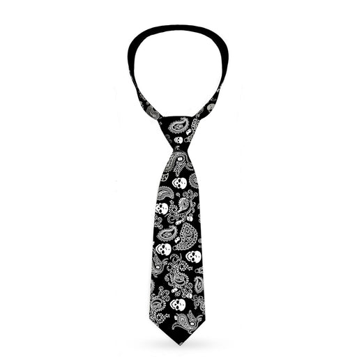 Necktie Standard - Bandana/Skulls Black/White Neckties Buckle-Down   
