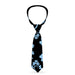 Buckle-Down Necktie - Butterfly Garden Black/Blue Neckties Buckle-Down   