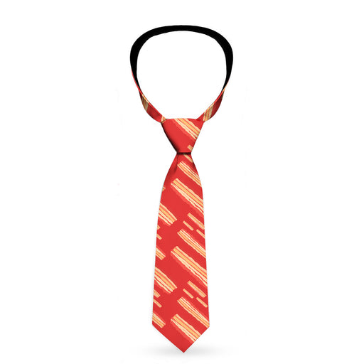 Buckle-Down Necktie - Bacon Slices Red Neckties Buckle-Down   