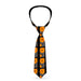 Buckle-Down Necktie - Cassette Splatter Gray/Orange Neckties Buckle-Down   