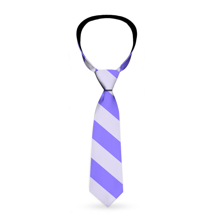 Buckle-Down Necktie - Diagonal Stripes Pastel Blues Neckties Buckle-Down   
