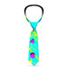 Buckle-Down Necktie - Eighties Party Blue/Yellow/Pink Neckties Buckle-Down   