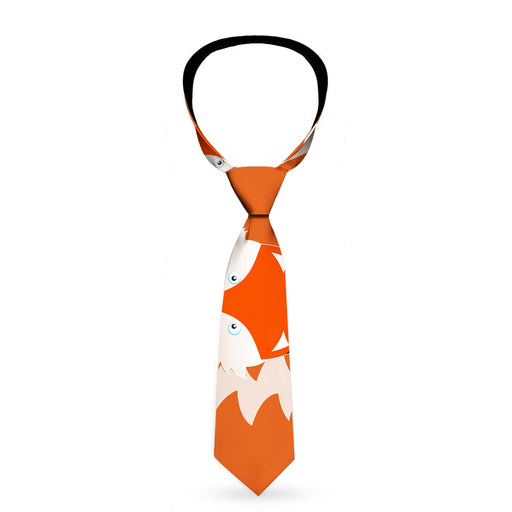 Buckle-Down Necktie - Fox Face/Tail Orange/Natural Neckties Buckle-Down   