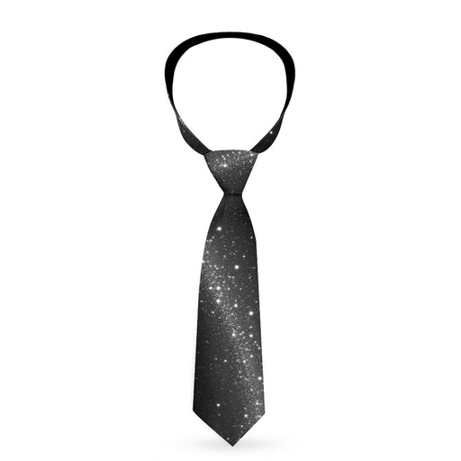 Necktie Standard - Galaxy Arch Black/Gray/White Neckties Buckle-Down   