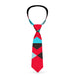 Buckle-Down Necktie - Geometric9 Black/Red/Turquoise/Ivory Neckties Buckle-Down   