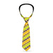 Necktie Standard - Honeycomb Greens/Orange Neckties Buckle-Down   