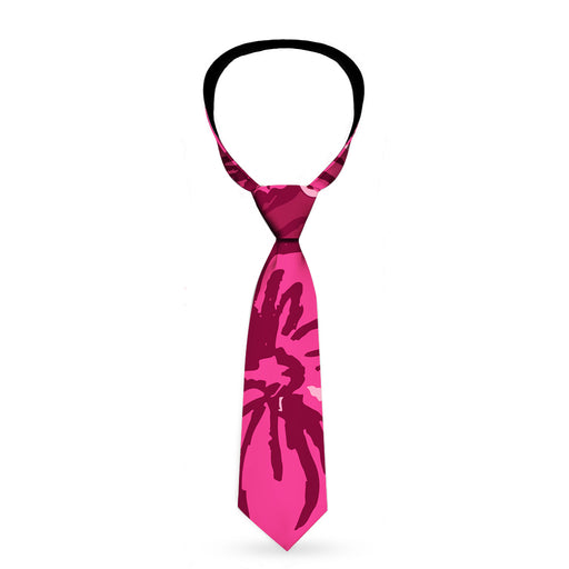 Buckle-Down Necktie - Hibiscus Collage Pink Shades Neckties Buckle-Down   