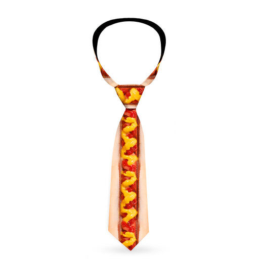 Buckle-Down Necktie - Hot Dog w/Mustard & Ketchup Vivid Neckties Buckle-Down   