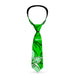 Buckle-Down Necktie - Hibiscus Collage Green Shades Neckties Buckle-Down   