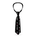 Buckle-Down Necktie - LOS F*CKIN' ANGELES Mustache Black/White/Pink Neckties Buckle-Down   