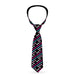 Buckle-Down Necktie - Mini Stars Black/Pink/Blue/White Neckties Buckle-Down   