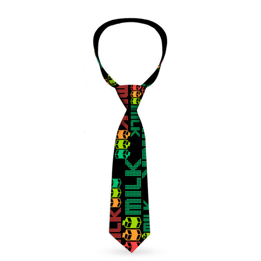 Buckle-Down Necktie - MILK/Cartoons Black/Multi Color Neckties Buckle-Down   