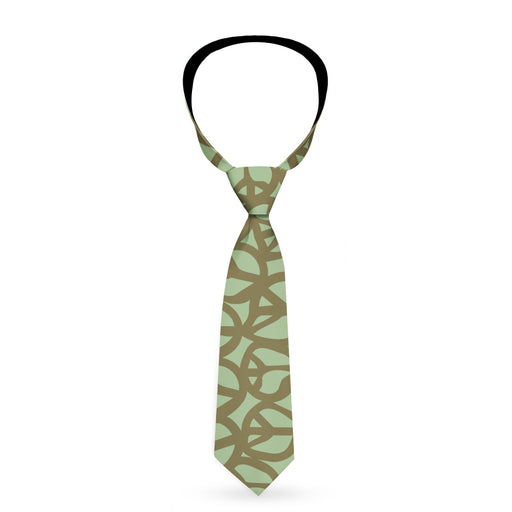 Buckle-Down Necktie - Peace Sage/Olive Neckties Buckle-Down   
