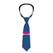 Buckle-Down Necktie - Rings Turquoise/White/Fuchsia Neckties Buckle-Down   
