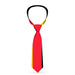 Buckle-Down Necktie - Stripes Black/Red/Yellow Neckties Buckle-Down   