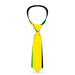 Buckle-Down Necktie - Stripes Black/Yellow/Green Neckties Buckle-Down   