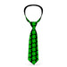 Buckle-Down Necktie - St. Pat's Black/Green Neckties Buckle-Down   