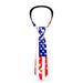 Buckle-Down Necktie - United States Flags C/U Weathered Neckties Buckle-Down   
