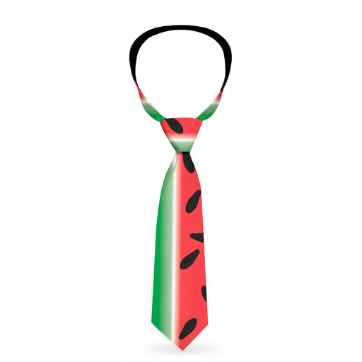 Buckle-Down Necktie - Watermelon Stripe Red/Green/Black Neckties Buckle-Down   