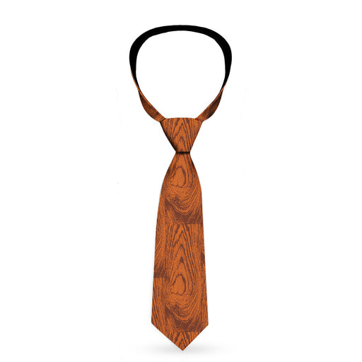 Buckle-Down Necktie - Wood Grain Cherry Wood Neckties Buckle-Down   