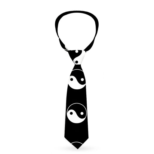 Buckle-Down Necktie - Yig Yang Symbol Black/White Neckties Buckle-Down   