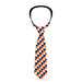 Buckle-Down Necktie - Checker Navy/Orange/White Neckties Buckle-Down   