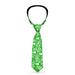 Buckle-Down Necktie - Bandana/Skulls Irish Green/White Neckties Buckle-Down   