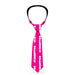 Buckle-Down Necktie - BUCKLE-DOWN Shapes Hot Pink/White Neckties Buckle-Down   