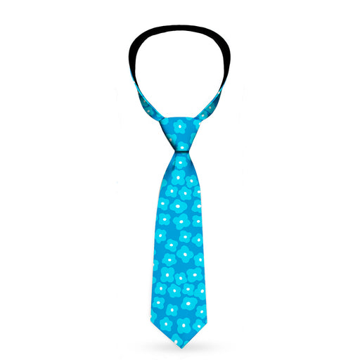 Buckle-Down Necktie - Ditsy Floral Blue/Light Blue/White Neckties Buckle-Down   