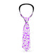 Buckle-Down Necktie - Ditsy Floral Lavender/White/Black Neckties Buckle-Down   