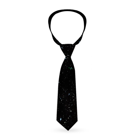 Necktie Standard - Deep Space2 Black/White Neckties Buckle-Down   