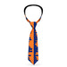 Buckle-Down Necktie - Denver Solid Skyline Orange/Navy Neckties Buckle-Down   