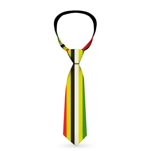 Buckle-Down Necktie - Stripes Navy/Red/Yellow/Black/White/Green Neckties Buckle-Down   