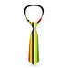 Buckle-Down Necktie - Stripes Navy/Red/Yellow/Black/White/Green Neckties Buckle-Down   