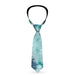 Buckle-Down Necktie - Tie Dye Reflection Turquoise Blues Neckties Buckle-Down   